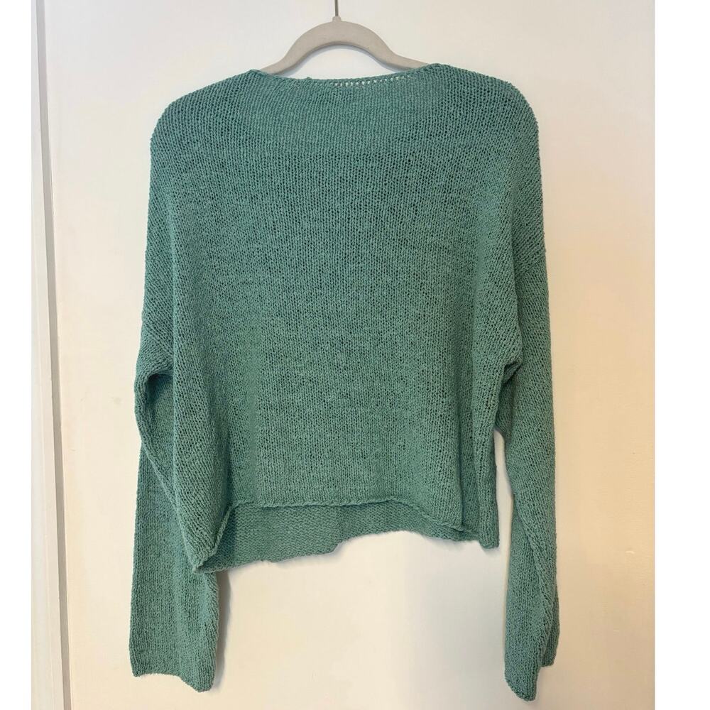 NWOT Madewell Boatneck Pullover Sweater In Wave Crest Size Medium - Picture 4 of 6
